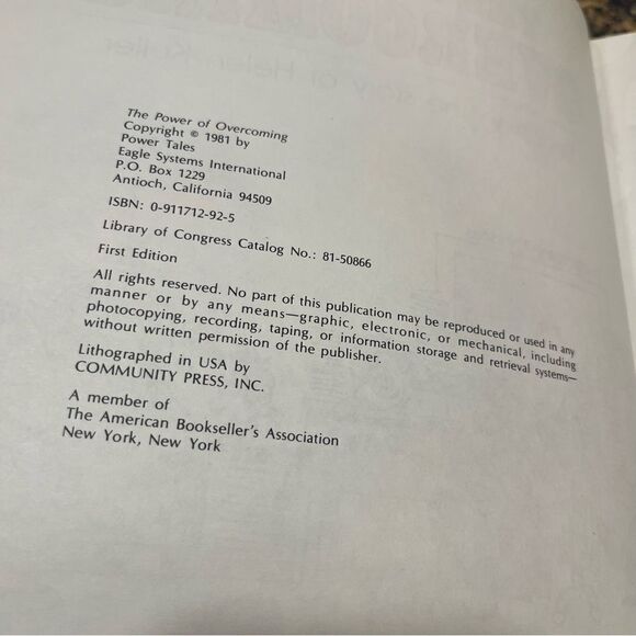 Power of Overcoming ft the story of Hellen Keller by V Swenson & L Tamblyn Tales - Picture 2 of 12